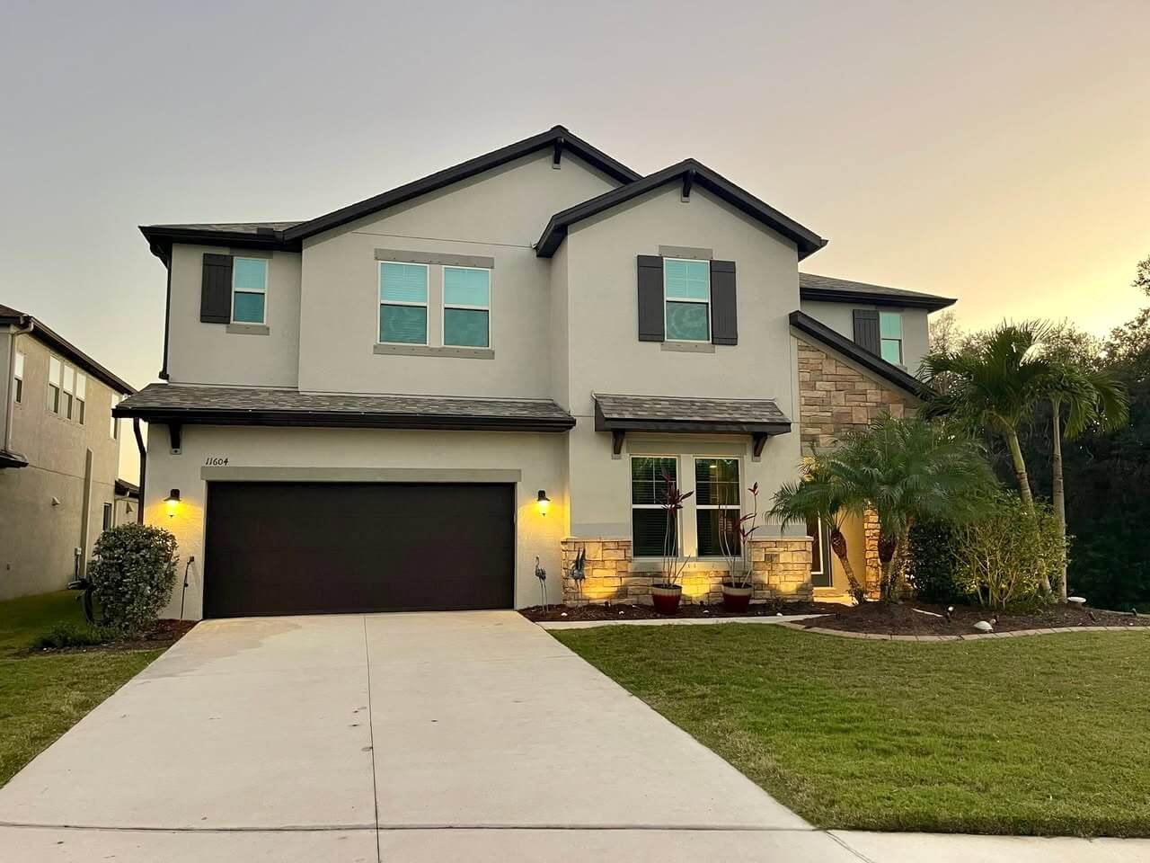 after project - riverview fl home in need of a professional paint job