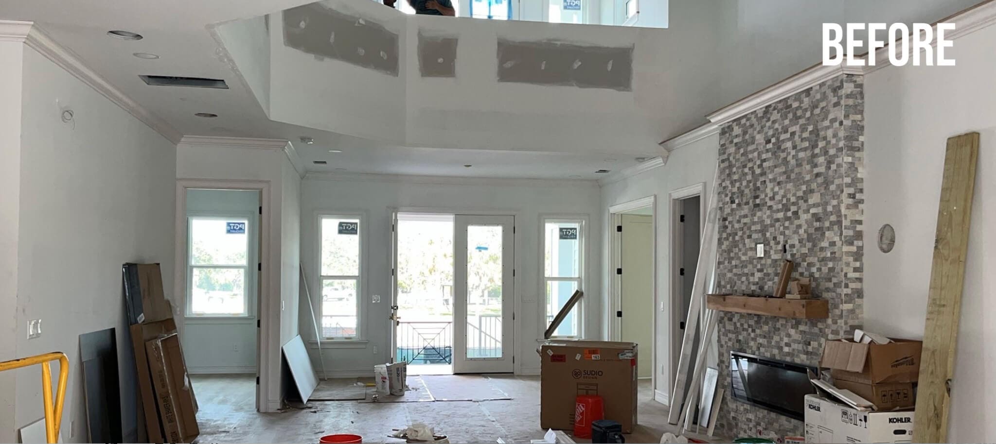 interior painting before